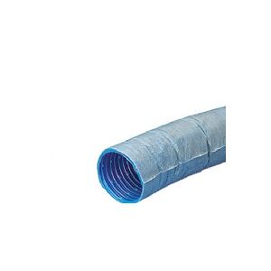 Nordisk Wavin Drænrør 74-65mm. 50m rll. - med geotekstil 2.5x5mm slids. Blå Wavin PVC - (50 meter)