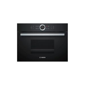 Bosch Serie   8 CDG634AB0 - Dampovn - til indbygning - niche - bredde: 56 cm - dybde: 55 cm - højde: 45 cm - sort