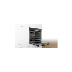 Bosch Serie   6 HBG5375B0S - Ovn - til indbygning - niche - bredde: 56 cm - dybde: 55 cm - højde: 58.5 cm - med selv-rengøring - Klasse A - sort