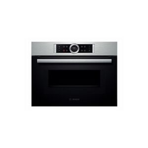 Bosch Serie   8 CMG633BS1 - Kombinationsovn - til indbygning - niche - bredde: 56 cm - dybde: 55 cm - højde: 45 cm - med selv-rengøring - inox