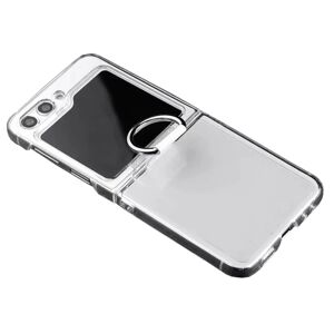 Floveme Samsung Galaxy Z Flip 5 - Bright Cover med ringholder Transparent