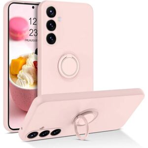 ExpressVaruhuset Samsung A25 5G stødsikkert cover med ringholder CamShield - Lyse Pink