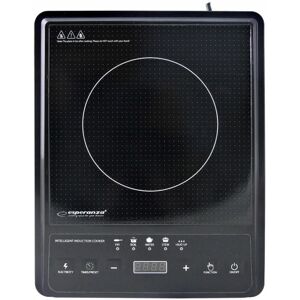 Northix Esperanza - Elektrisk induktionsplade - 2000 W Black