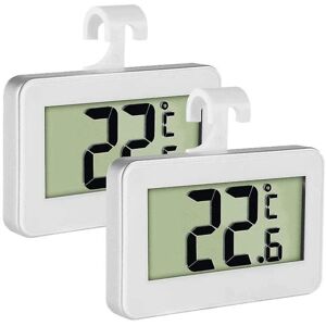 Køleskabstermometer Med Magnetkrog, 2 Stk Lcd Digital Refr