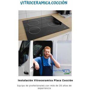 SuperParts Instalación Vitroceramica Placa Cocción Eléctrica Cocina