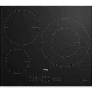 Beko hii63205mt nueva inducción 3 zonas con duo de 32cm. 7200w. acceso semi directo