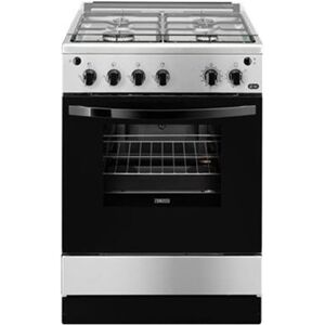 Zanussi zcg61281xa cocina horno + encimera gas single cavity zan