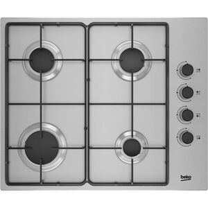 Beko higg64103sxn lx-encimera gas 4f inox 60cm encimeras