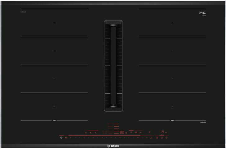 Bosch pxx875d67e placa de inducción con extractor integrado