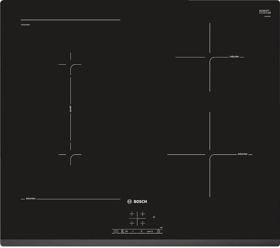 Bosch Placa de Inducción BOSCH PVS631BB5E (Eléctrica - 59.2 cm - Negro)