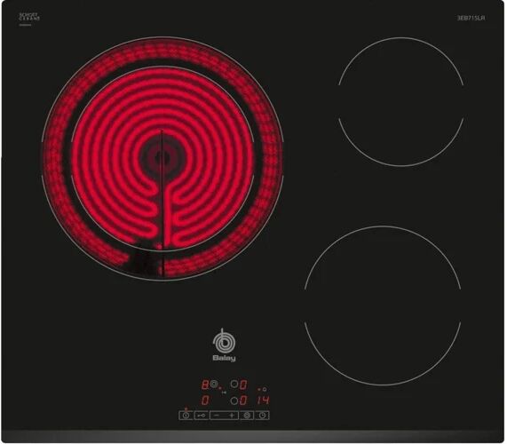 Balay Placa de Vitrocerámica BALAY 3EB715LR (Caja Abierta - Eléctrica - 59.2 cm - Negro)