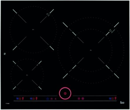 TEKA Placa de Inducción TEKA IT 6350 (Eléctrica - 60.5 cm - Negro)