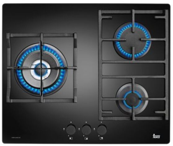 TEKA Placa de Gas TEKA CGW LUX 60 3G (Gas Butano-propano - 61 cm - Negro)