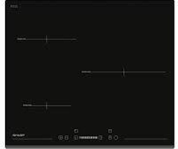 Sharp Placa de Inducción SHARP KH-6I31BS00 (Eléctrica - 59 cm - Negro)
