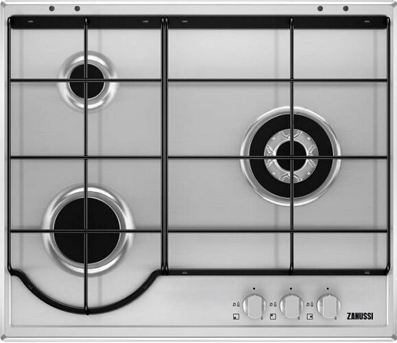 Zanussi Placa de Gas ZANUSSI ZGG65334XA (Caja Abierta - Gas Natural - 60 cm - Inox)