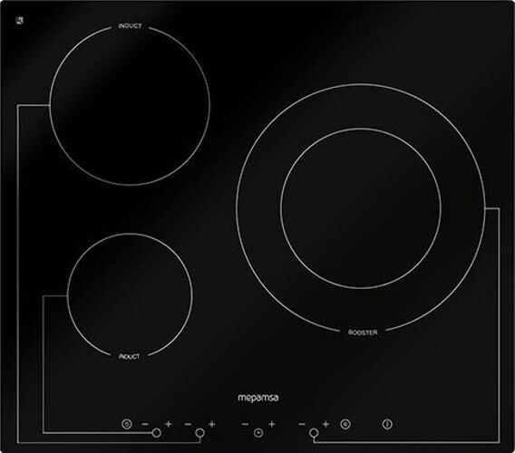MEPAMSA Placa de Inducción MEPAMSA MD 630 G (Eléctrica - 59 cm - Negro)