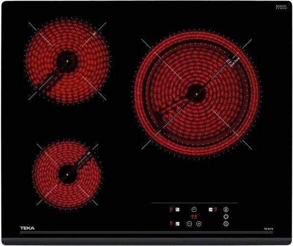 TEKA Placa de Vitrocerámica TEKA TZ 6315 (Eléctrica - 60 cm - Negro)