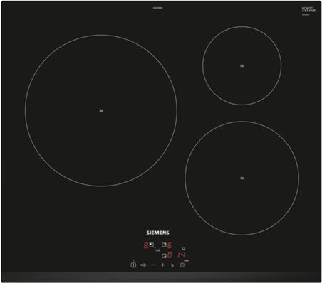 Siemens Placa de Inducción SIEMENS iQ100 EU631BJB2E (Eléctrica - 59.2 cm - Negro)