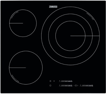 Zanussi Placa de Inducción ZANUSSI ZIT6375CB (Eléctrica - 59 cm - Negro)