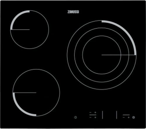 Zanussi Placa de Vitrocerámica ZANUSSI Z6123IOK (Eléctrica - 59 cm - Negro)