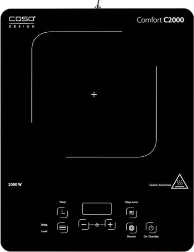 CASO Placa de Inducción Portátil CASO Comfort C2000 (Nº de quemadores: 1)