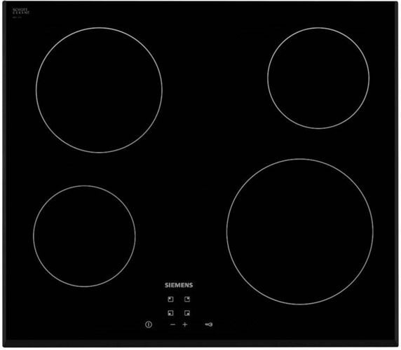 Siemens Placa de Vitrocerámica SIEMENS ET651HE17E (Eléctrica - 59.2 cm - Negro)