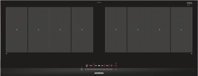 Siemens Placa Flex de Inducción SIEMENS EX275FXB1E (Eléctrica - 91.2 cm - Negro)