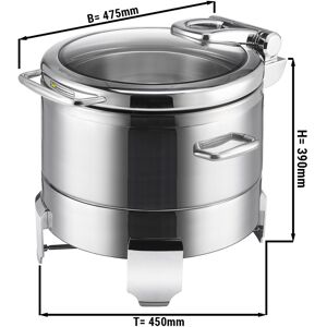 GGM GASTRO - Chauffe-Plat en inox - 8,9 litres - Rond