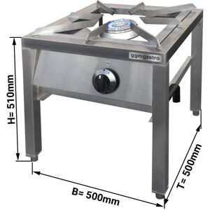 GGM GASTRO - Réchaud à gaz - 10 kW - 1 brûleur