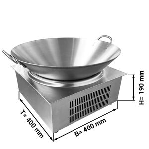 GGM GASTRO - Cuisinière à induction pour wok - 3,5 kW - wok inclus