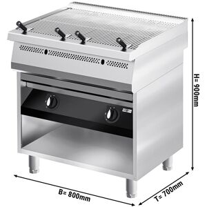 GGM Gastro - Grill a eau a gaz - 22 kW Argent