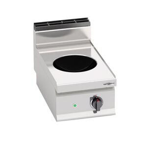 GGM Gastro - Wok a induction - 3,5 kW Argent