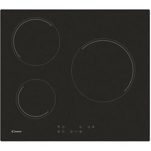 CH63CT - Plaque de cuisson vitrocéramique - 5500W - 3 foyers - Noir - Candy - Publicité