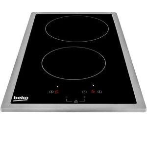 Plaque de cuisson vitrocéramique Beko HDMC32400TX - 2 foyers - 3000W - L28,8 x P51cm - Noir - Publicité
