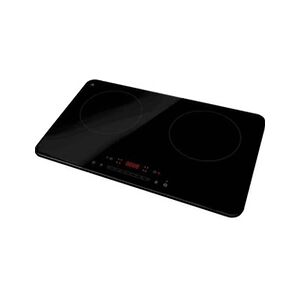 Domo DO333IP - Plaque a induction double feux - 3500W - Touchscreen - Minuteur - 20cm - Publicité