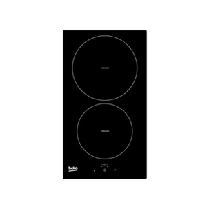 Beko HDMI32400DT - Table de cuisson à induction - 2 plaques de cuisson - Niche - largeur : 26.8 cm - profondeur : 49 cm - noir - Publicité