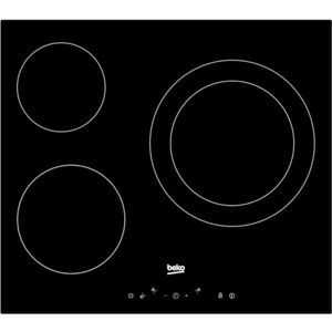 Beko HIC63402T plaque Intégré Céramique Noir Plaques (Intégré, Céramique, Verre-céramique, Noir, 1200 W, Rond) - Publicité