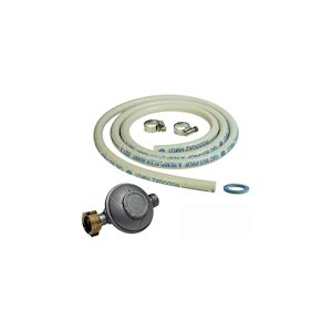 Univers Du Pro kit connexion gaz complet pour réchauds gaz tuyau souple 1,50m + embout tétine + détendeur butane 28 mbars