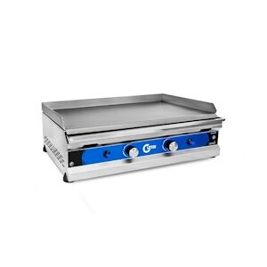 Cleiton® - Plaques de cuisson à gaz en acier 100 cm / Plaques de cuisson professionnel pour la restauration chauffe rapide
