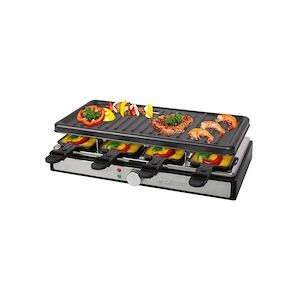 Clatronic Raclette gril 8 personnes RG 3757 Noir usage non-intensif Clatronic