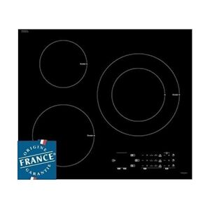 SAUTER Table de cuisson induction - - 3 zones - 7200 W - L60 x P52 cm - Revetement verre - Noir - SPI6300 usage non-intensif SAUTER