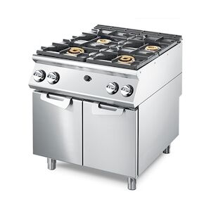 Cuisinière Gaz Sur Coffre 2 Portes, 4 Brûleurs Virtus VS9080PCGP