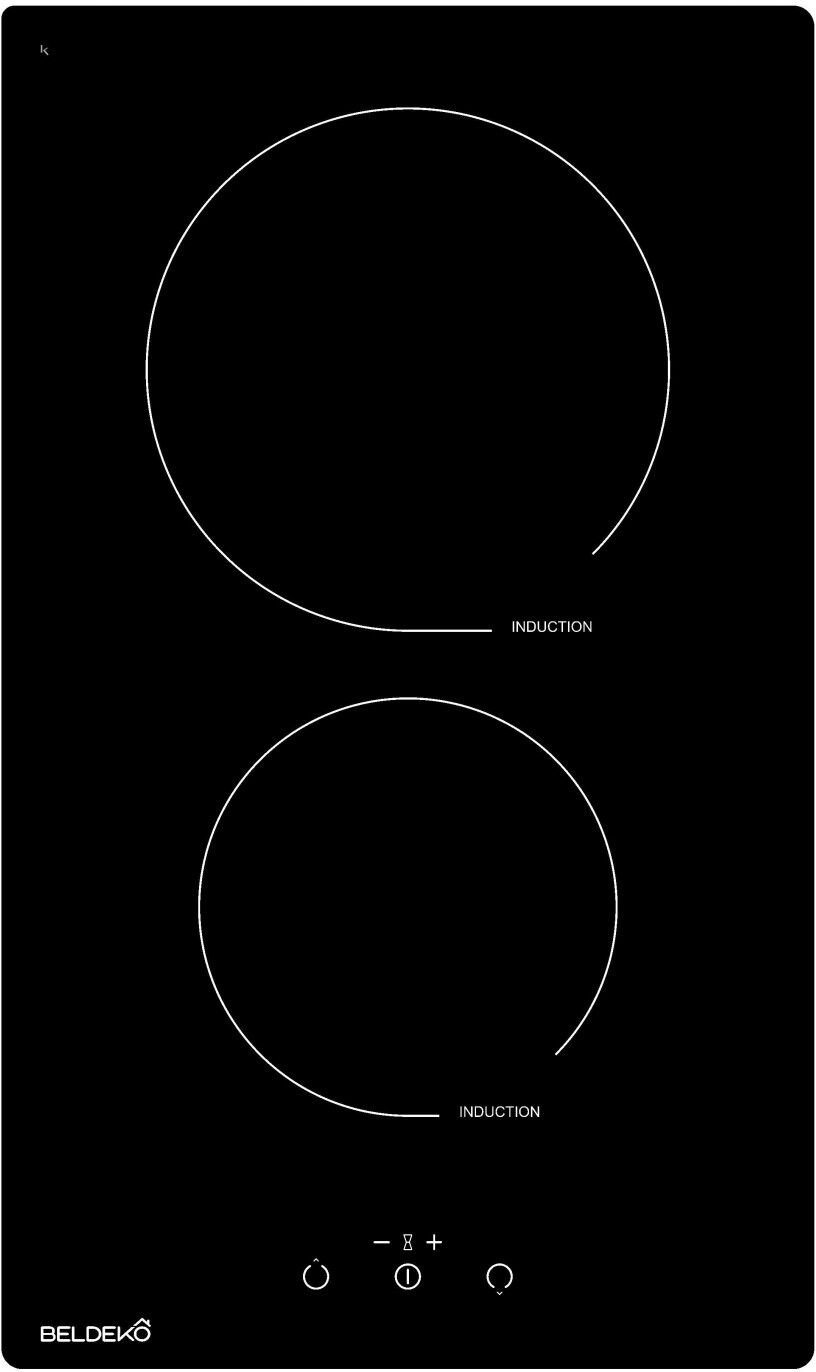 Domino Induction avec Minuterie - BELDEKO BTIM2Z-I01VNO