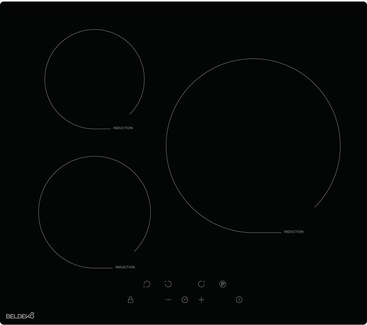 Table De Cuisson Induction Avec Minuterie - BELDEKO TI3V-119