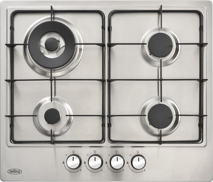 Belling GHU602GCSTA 60cm Built-in Gas Hob-Stainless Steel