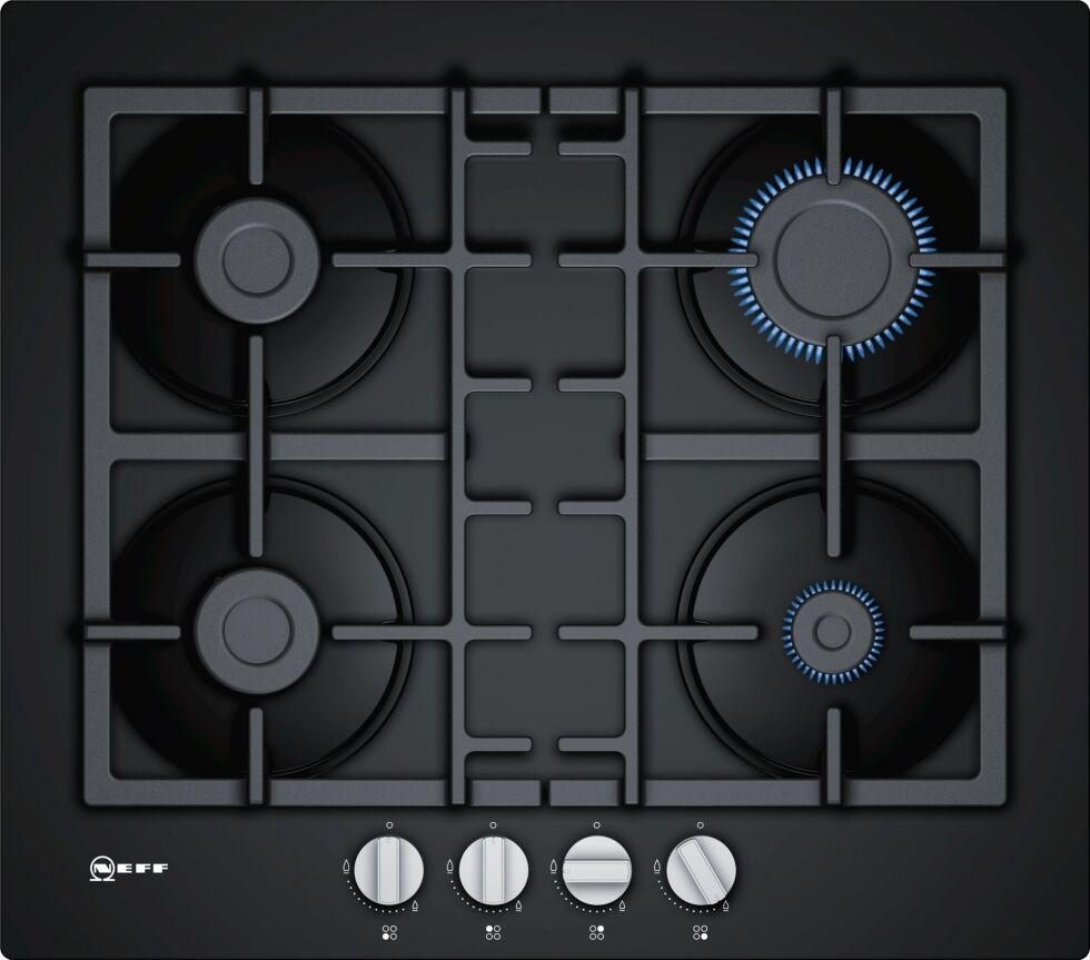 Neff T26CB49S0 60cm Gas Hob Black