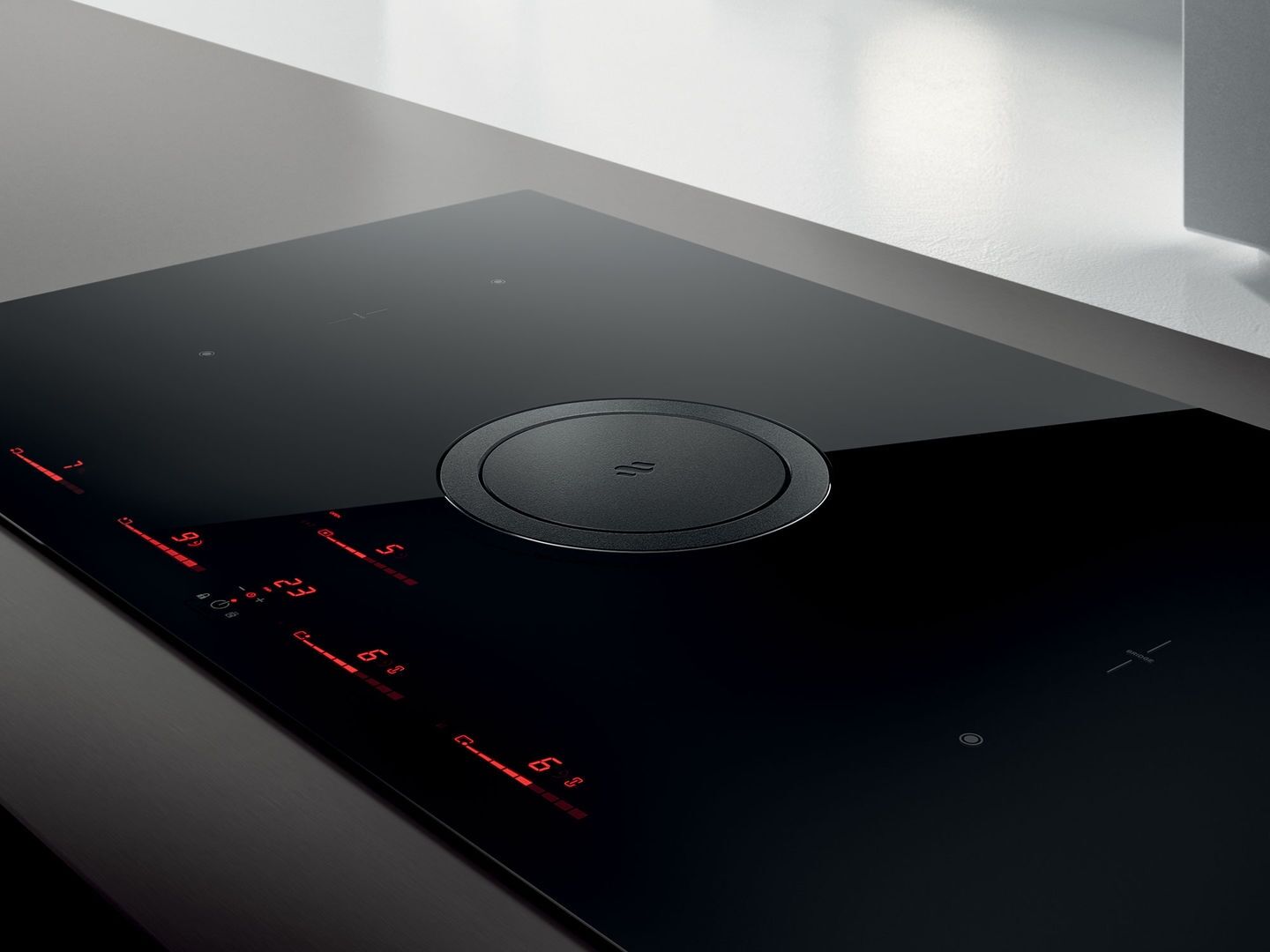 Elica NIKOSWITCHDUCTBL Nikolatesla Switch Induction Hob-Black-Duct Out