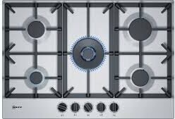 Neff T27DS59N0 5 Burner Gas Hob Stainless Steel