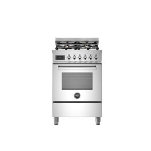 Ⓜ️🔵🔵🔵 BERTAZZONI PRO64L1EXT - Piano cottura a gas, 4 fuochi, Bruciatore ad alto rendime