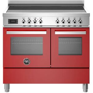 Ⓜ️🔵🔵🔵 BERTAZZONI PRO105I2EROT - Piano cottura a Induzione, Serie Professional, Rosso, D